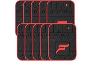 Forwode 10 Pack Car Protector for Truck Bike Rack, Non-Slip Silicone Pads of Anti-Collision, Bike Rack Accessories