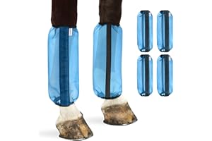 HAYSRMAN Fly Boots for Horses, Non-Slip Breathable Horse Fly Boots,Comfy Mesh Horse Fly Leggings