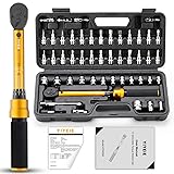 YIYEIE 50Pcs Master Bike Torque Wrench Set, 1/4