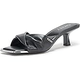 DKNY womens Jolaine Twist Heel Sandal Mule