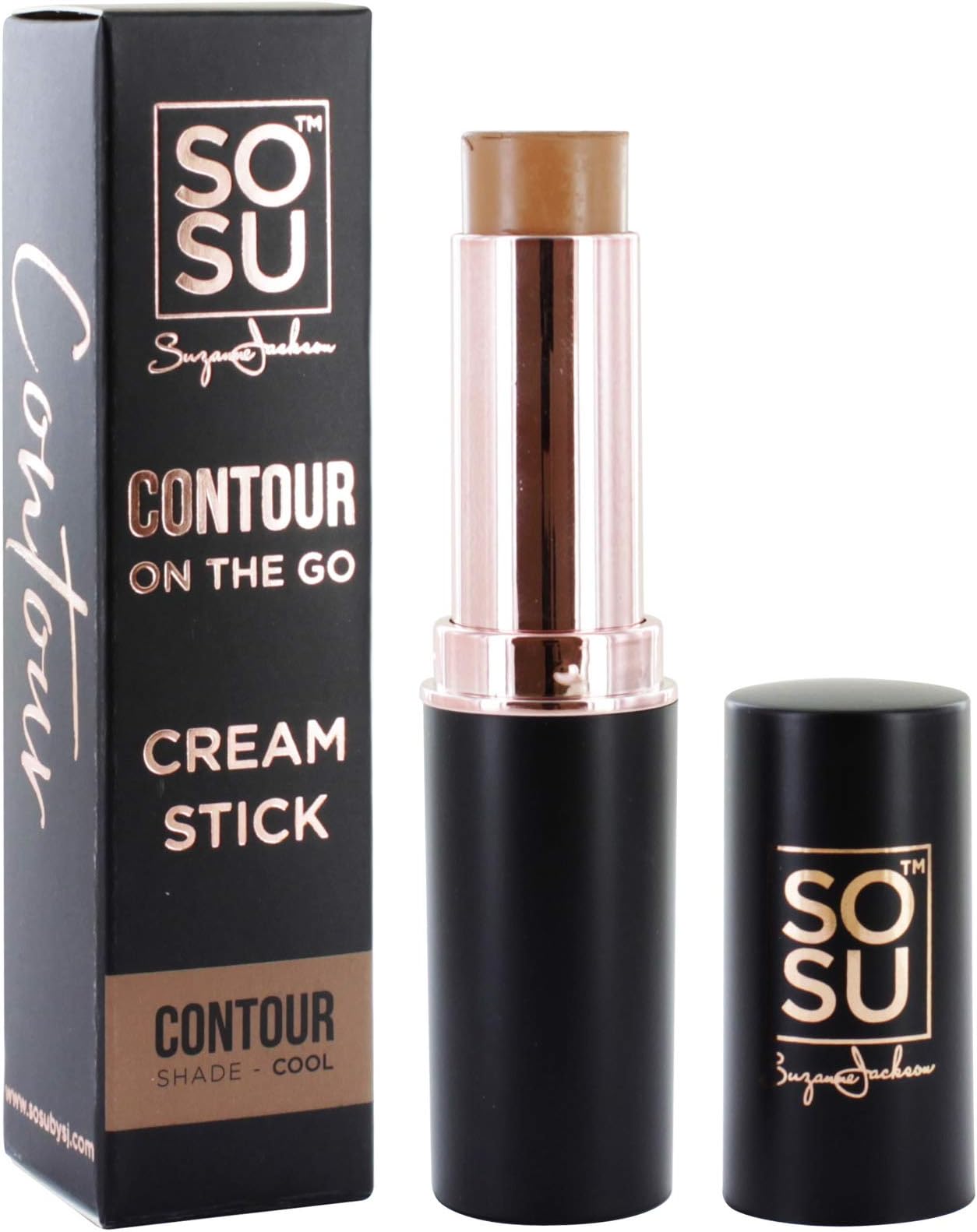 SOSU by Suzanne Jackson Cream Stick Contour Cool Cream Concealer Contour Makeup Highly Pigmented
