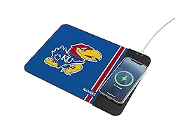 SOAR NCAA Wireless Charging Mouse Pad, Kansas
