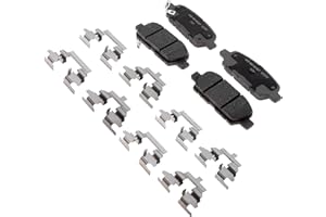 ACDelco Silver 14D905CHF2 Ceramic Rear Disc Brake Pad Set with Clips