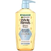 Garnier Whole Blends Honey Water Moisture Restoring Shampoo, Hair Care for Dry Hair and Dry Scalp with Honey Nectar and Floral Water, 28 Fl Oz