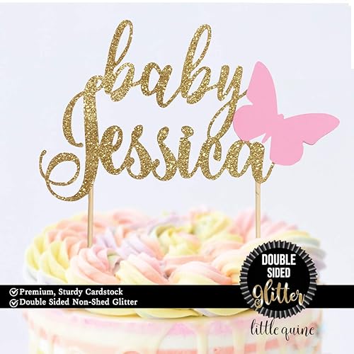 baby shower butterfly cake