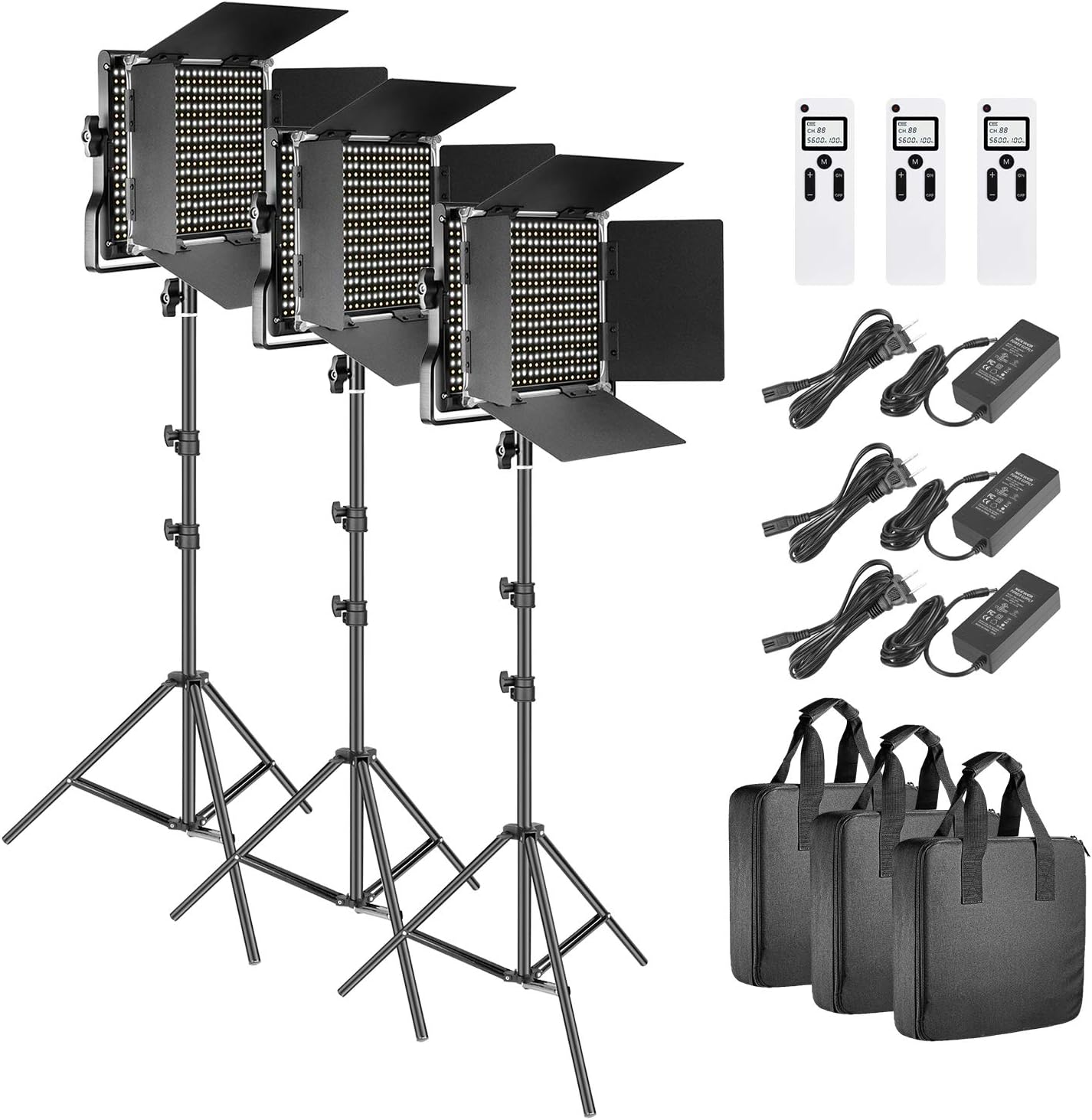Best 4 Led Studio Lighting With Barn Door