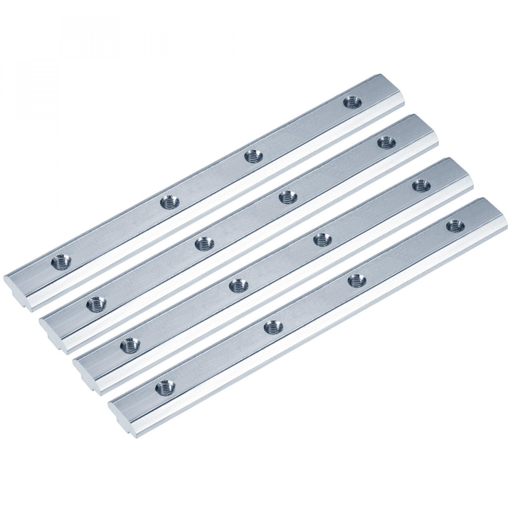 sourcing map Straight Line Connector, 7 Inch Joint Bracket for 4040 Series T Slot 8mm Aluminum Extrusion Profile, 4 Pcs