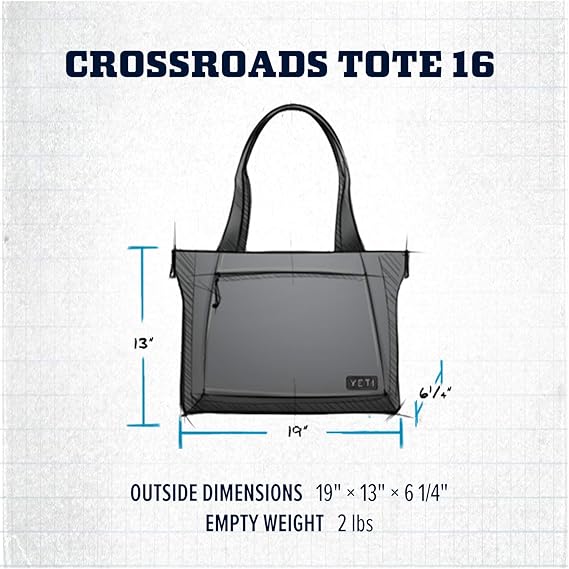 yeti crossroads tote 16