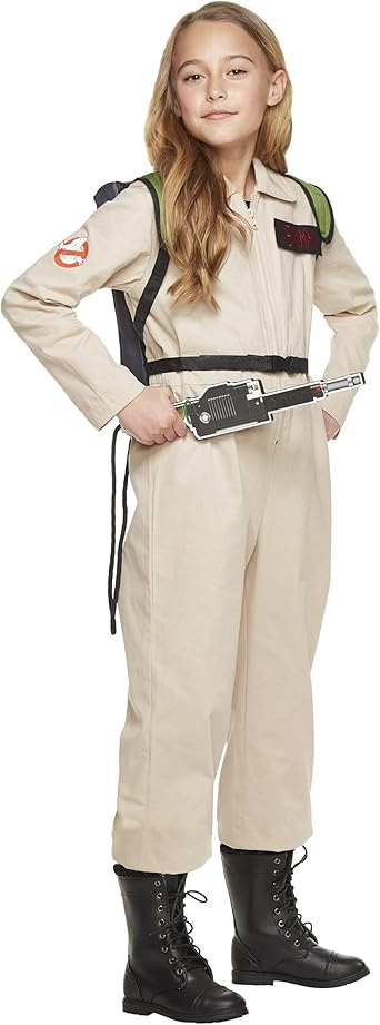 Amazon Com Spirit Halloween Kids One Piece Ghostbusters Costume Officially Licensed Xl Clothing