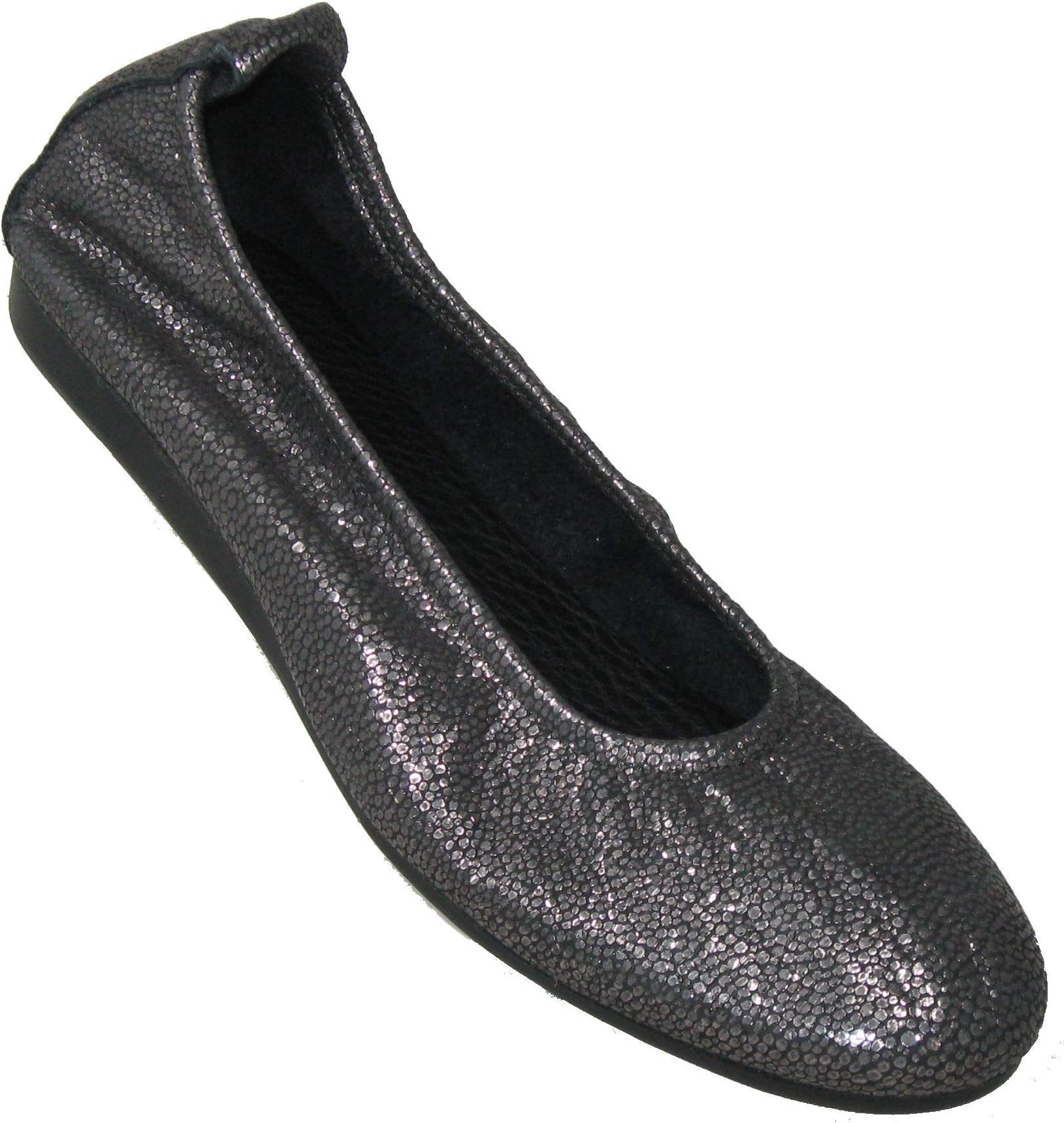 Arche Women's 'Laius' Ballet Flat in Pebble Grain Leather