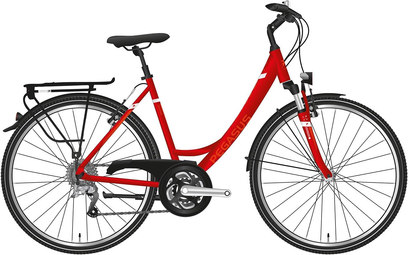 der rote steuersatz für fahrrad pegasus