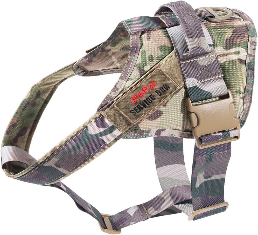 camouflage service dog vest