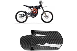 Akozon Motorcycle Rear Mudguard, For SUR RON Rear Protector Carbon Fiber Pattern Wheel Tire Splash Proof For SUR RON Light Be