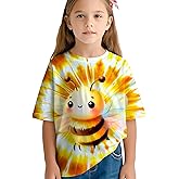 RPWZRCB Kids Tie Dye Shirts for Boys Girls Outfit Clothes 6-16 Years Children Hippies Short Sleeve Tees Tie-Dye T Shirt