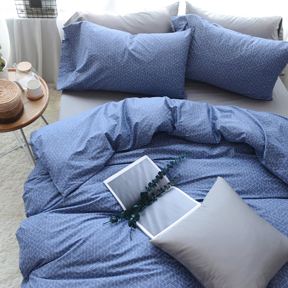 Bedding Set Duvet Cover Set Korean Style 100 Cotton Thick Soft