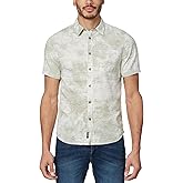 Buffalo David Bitton Mens Short Sleeve Printed Button Down