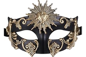 OIDEA Masquerade Masks for Men: Ancient Greek Egyptian Roman Sun God Half Face Mask Party Carnival Venetian Mardi Gras Mask