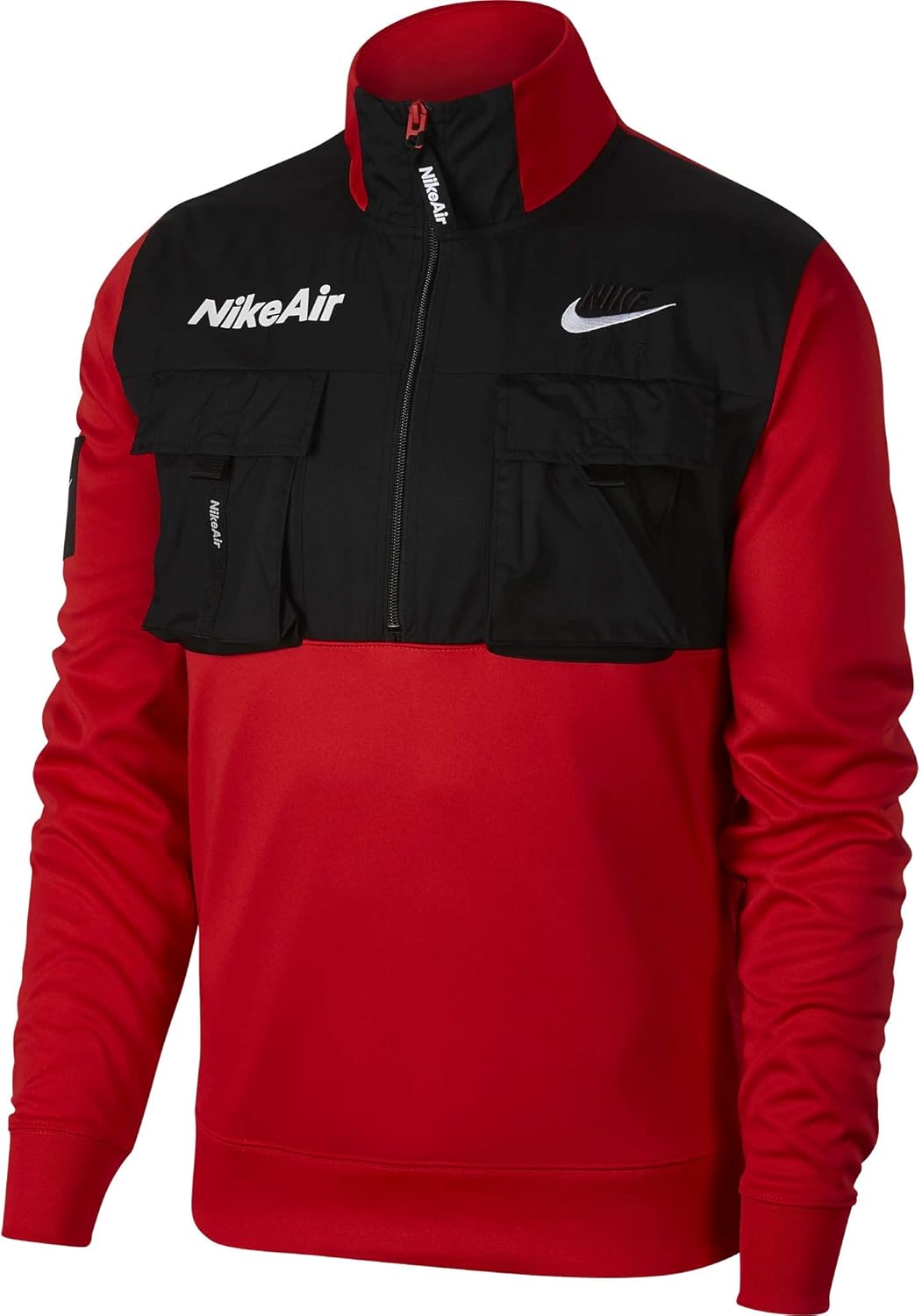 Nike Sportswear Air Men's 1/2Zip Jacket, University Red