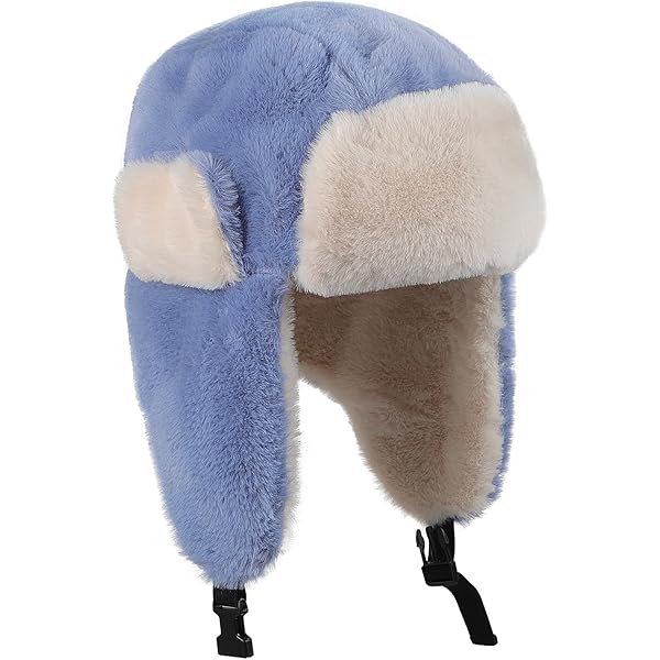 Amazon.com: Kids Fuzzy Plush Trapper Hats Girls Boys Warm Cozy