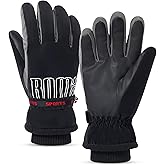 cyper top Winter Gloves Men and Women Waterproof Ski Snow Thermal Touchscreen Glove for Cold Weather