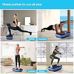 SoftGym Vibration Plate Exercise Machine for