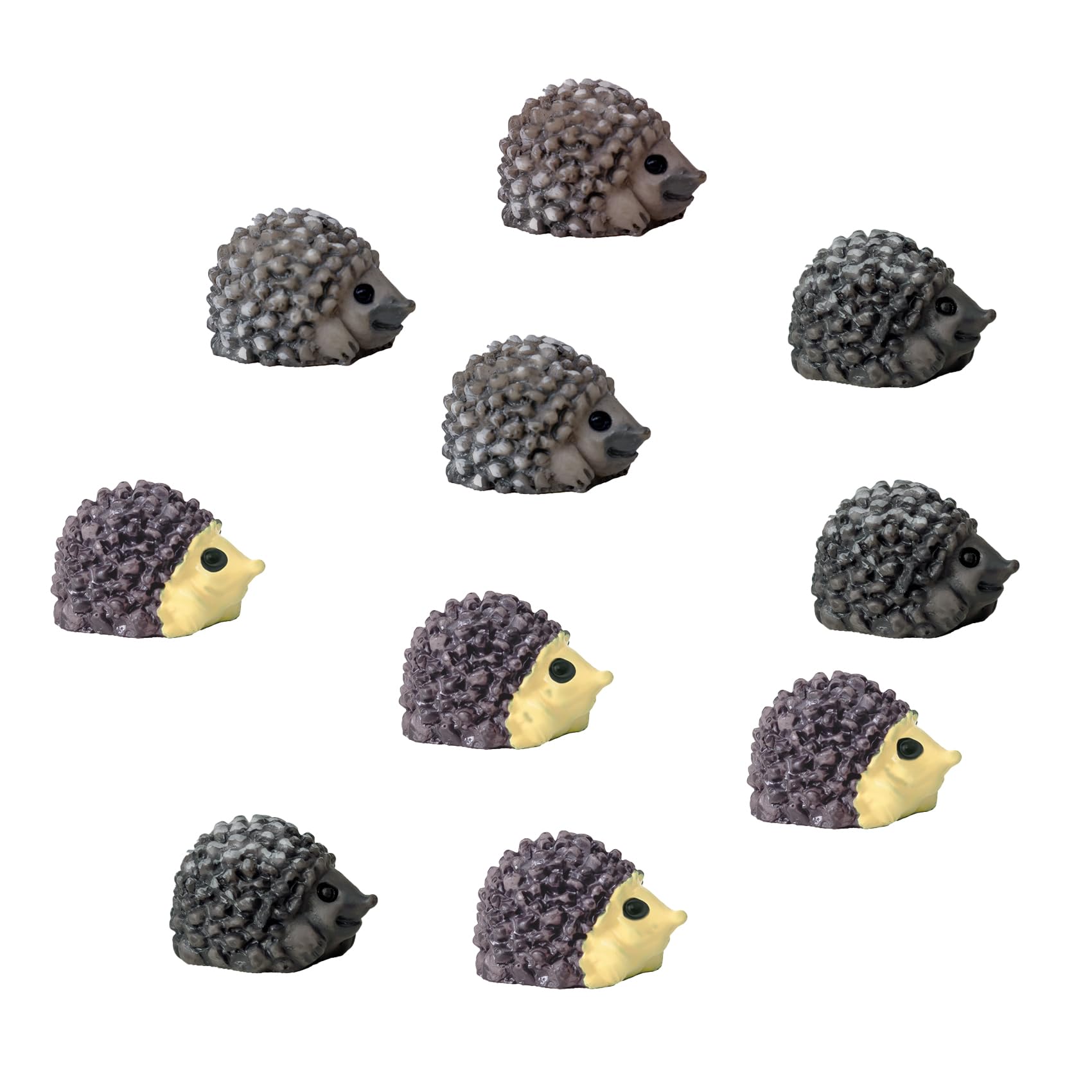 DSYJ Miniature Landscape Garden Decor Hedgehog Ornaments 10pcs
