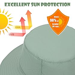 2-Pack Baby Sun Hat Kids Summer UPF 50+ Sun