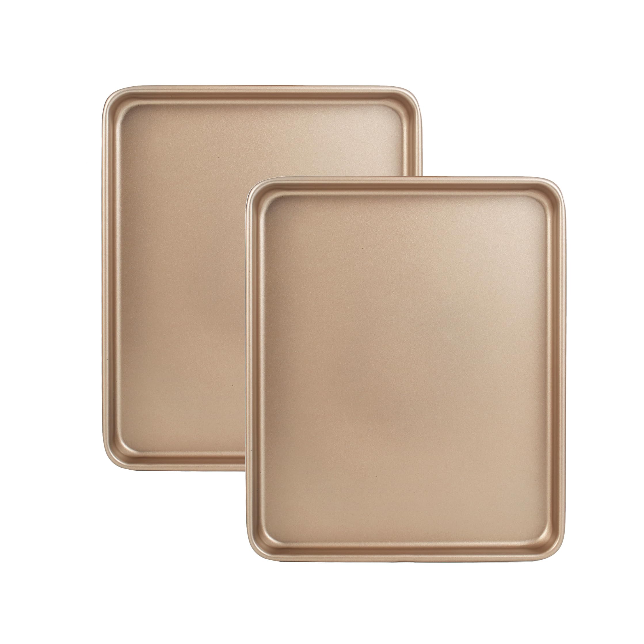 Photo 1 of Nonstick Baking Sheet Pan Oven Set for Kitchen Cooking, 13 inch Cookie Sheet Bake for Home Goods Baking Dishes, Walooza Carbon Steel Roast Pan Non Stick Bakeware Trays, Baking Supplies Essentials Sets