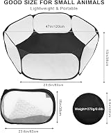MAIKEHIGH Foldable Pet Playpen 120x38 cm Portable Indoor Outdoor Cage view 3