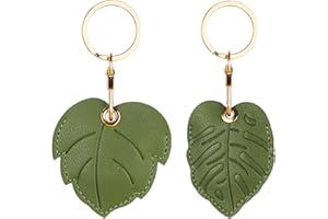 Leather Keychain Case Holder for Apple Airtag,Protective AirTag Cover with Keychain Ring,Anti-Scratch Air tags Case for Keys，