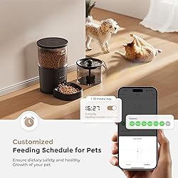 IMIPAW Automatic Cat Feeder WiFi and Water