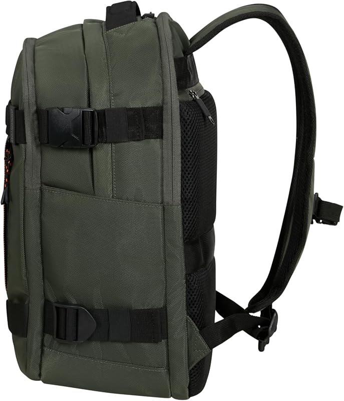 Urban Track - Zaino porta PC 15.6" – 45 cm, 29 L - 3 scomparti grandi - Grande capacità - Ergonomico - Scomparto imbottito per laptop - Verde (Dark Khaki)