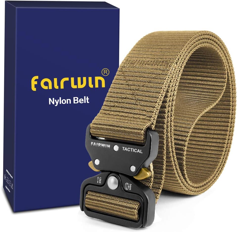 Fairwin Tactical Belt, Military Style bing Riggers  Belt with