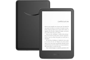 Kindle 16 GB (modelo 2024) - Leve e compacto, com tela antirreflexo, trocas de página rápidas, luz frontal ajustável e bateria de longa duração - Cor Preta