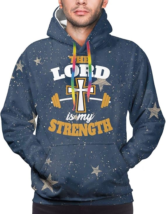 Christian Fitness Workout Religious Men's Sweatshirt