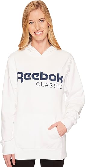 sudadera reebok classic mujer blanco