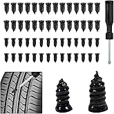 100Pcs Tire Repair Nails, Rubber Screw Tire Plugs, Self-Service Vacuum Tire Repair Nail Kit for Auto Motorcycle Car Truck Tra