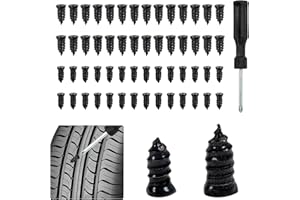 100Pcs Tire Repair Nails, Rubber Screw Tire Plugs, Self-Service Vacuum Tire Repair Nail Kit for Auto Motorcycle Car Truck Tra