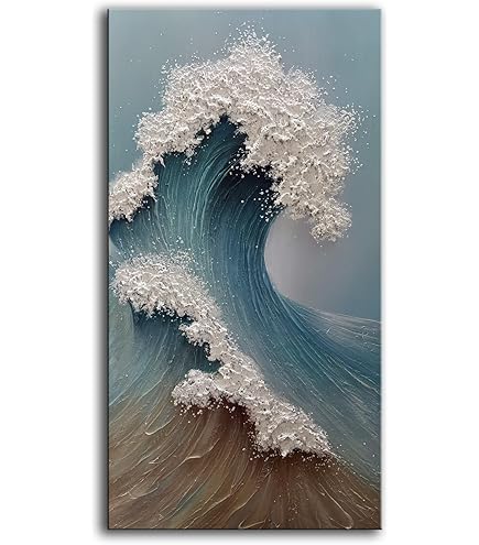 YS-Art Abstract Acrylic Painting On Canvas Philosophy Beige Gold Hand Painted