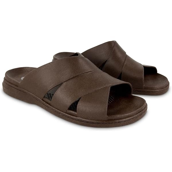 Amazon.com | OKABASHI Men's Torino Sandals (Black, ML)| Basket