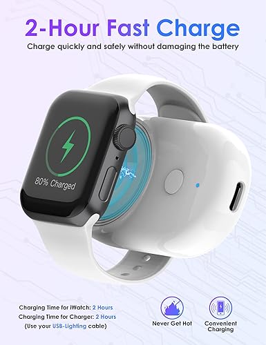 Portable Wireless Charger for Apple Watch, PAOLIMAX iwatch Charger
