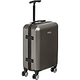 Amazon Basics Hardshell Spinner Suitcase with Built-In TSA Lock, 22.8-Inch, Graphite