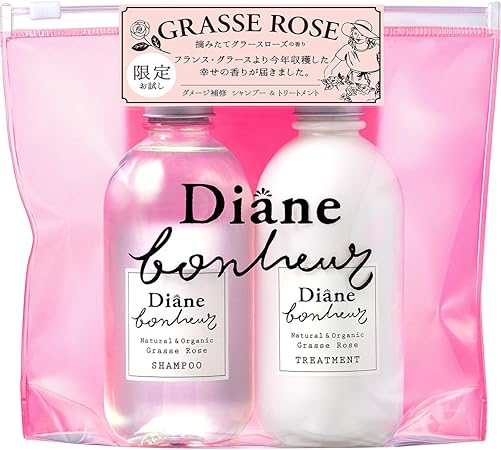 Amazon ダイアン ボヌール ダメージリペア シャンプー トリートメント Grasserose 0mlボトル ポーチ付きセット ダイアン ボヌール シャンプー 通販