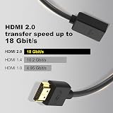VCE VCELINK HDMI Extension Cable 4K 2.0 Male to Female Extender for TV Stick view 7