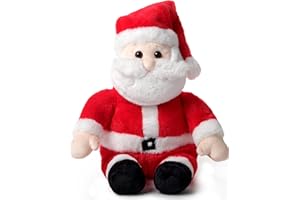 BEARINGTON COLLECTION Bearington Santa Claus Plush, Santa Doll, 16 Inch Santa Stuffed Animal, Ideal Santa Toy Gift for Toddlers, Kids & Teens