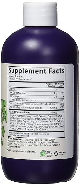 GARDEN OF LIFE ORGANIC MUCUS AND COUGH IMMUNE SYRUP, 5 FZ