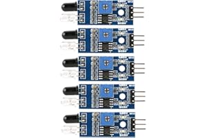 5Pcs IR Infrared Obstacle Avoidance Sensor Module for Smart Car Robot 2-30cm Detecting Distance Adjutable