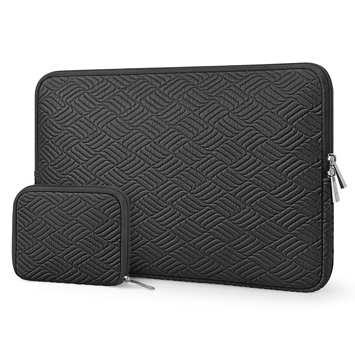 Photo 1 of Arvok Laptop Case for MacBook Air 15 inch/MacBook Pro 16 inch, Dell XPS 15 Plus,15-inch MacBook Pro A1990 A1707, Water-Resistant Leather Case for HP/Dell/Lenovo/Asus/Acer/Samsung with Accessory Bag