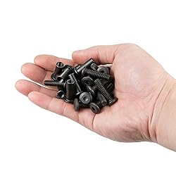 Xrfoiniu 50 Sets Furniture Bolts and Nuts - M6x35mm