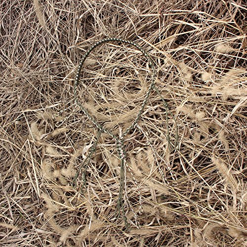 PSKOOK Duck Call Lanyard Paracord Hunting Goose Calls 12 Adjustable Loops Outdoor Predator Gear for Pheasant Waterfowl Hand Braided Necklace (Army Green) - Thumbnail 4
